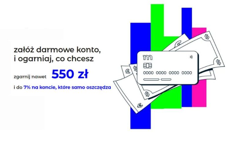 Ponownie okazja dla osób w wieku 18-24: darmowe eKonto mBank oraz 550 zł premii na bardzo prostych warunkach!