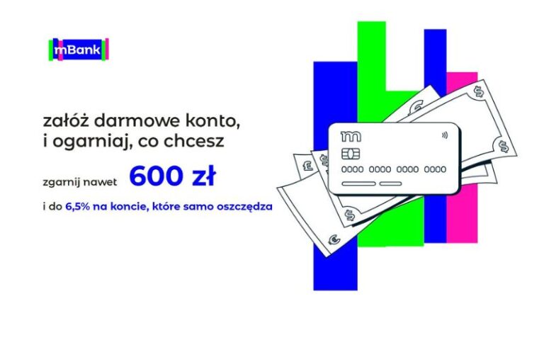 Rekordowa promocja dla osób w wieku 18-24: darmowe eKonto mBank oraz 600 zł premii na bardzo prostych warunkach!