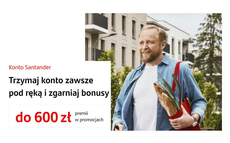 promocja konto santander marzec 2024