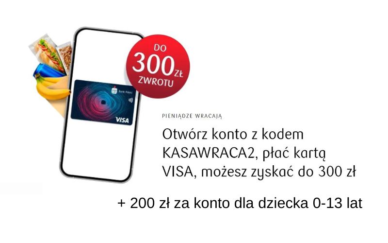 pko bp promocja kasa wraca konto za zero dziecko 300 2