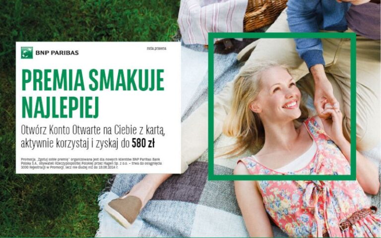 Zgotuj sobie premię! Zyskaj aż 580 zł po otwarciu konta osobistego w BNP Paribas!