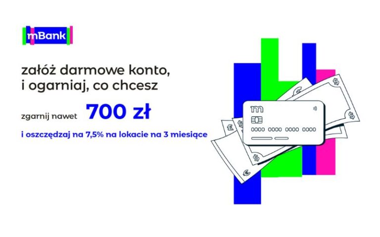 Nowe rozdanie i większa premia dla osób 18-24: darmowe eKonto mBank oraz rekordowe 700 zł premii na bardzo prostych warunkach!