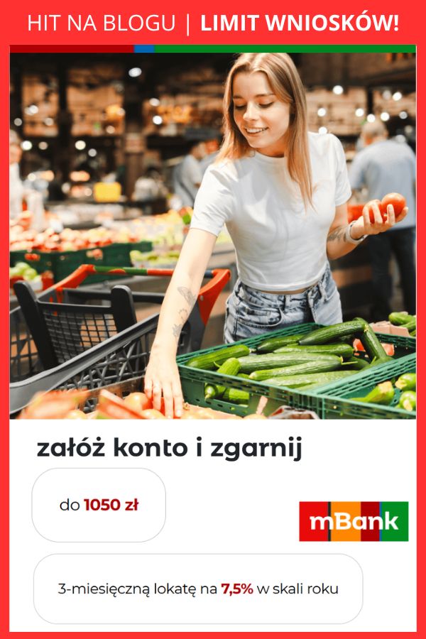 mbank promocja konto do usług 1050 BANER BOK