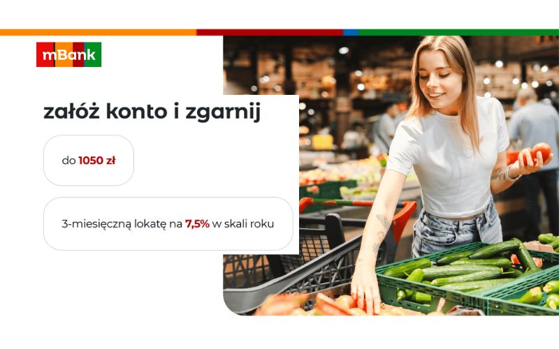 promocja konta osobistego mbank 1050 2024 2025