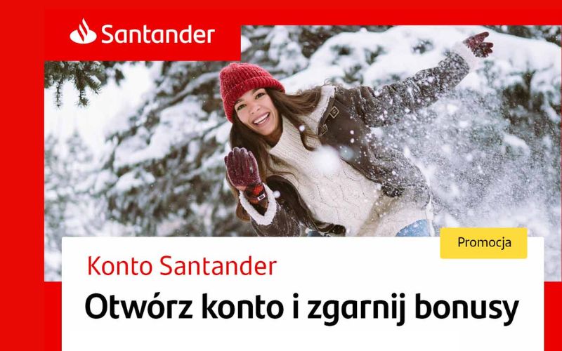 promocja konto santander - listopad grudzień styczen 2024 2025 2 edycja konto walutowe