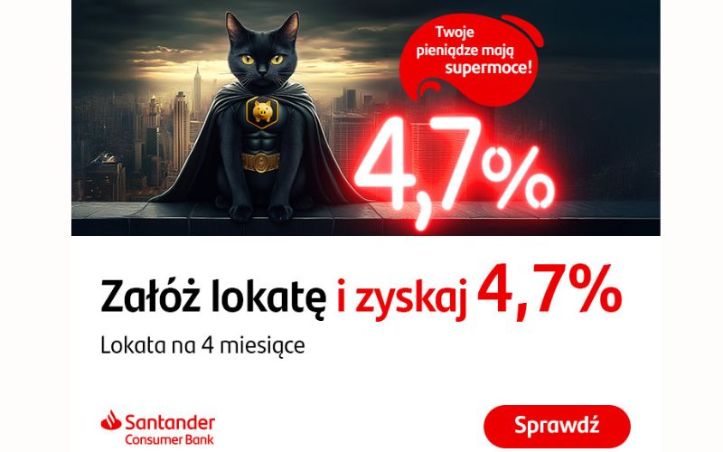 santander consumer bank lokata bez konta oprocentowanie jesien 2024 2