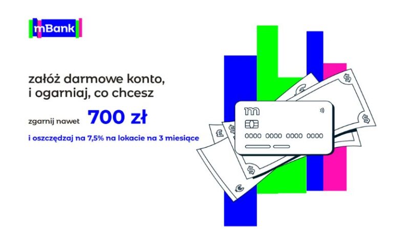 Powrót świetnej oferty dla osób 18-24: darmowe eKonto mBank oraz rekordowe 700 zł premii na bardzo prostych warunkach!