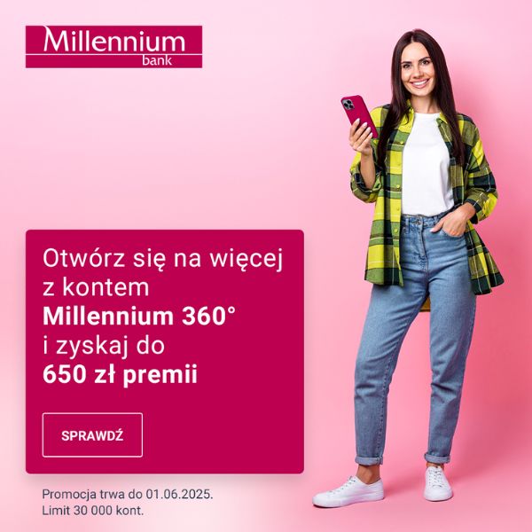 promocja millennium BANER BOK 2025 wiosna