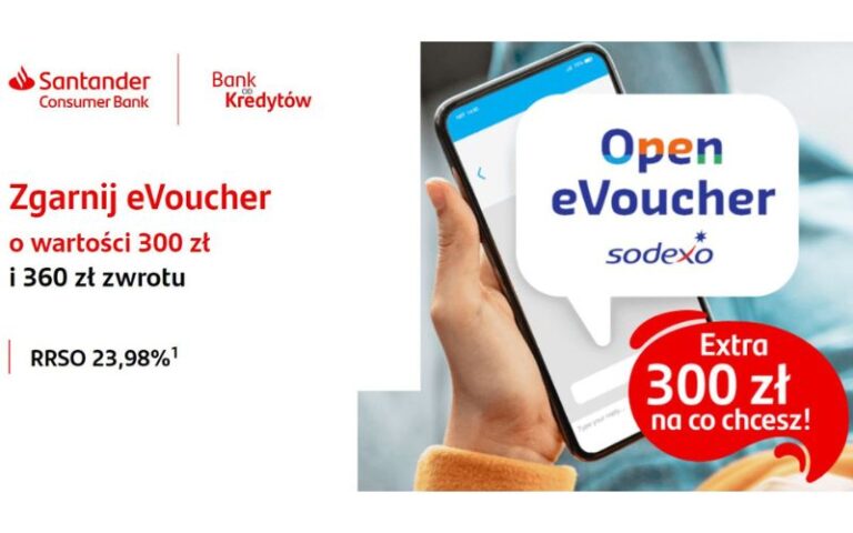 santander consumer - promocja karta kredytowa - sodexo