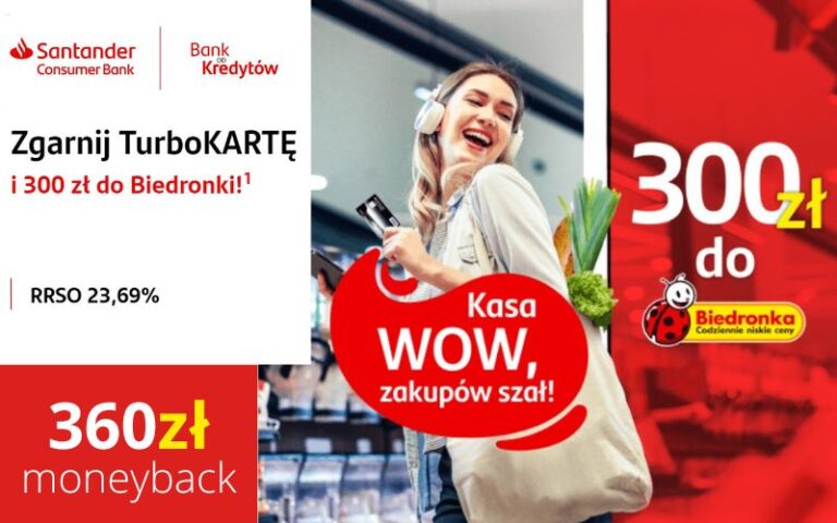 santander consumer - promocja biedronka