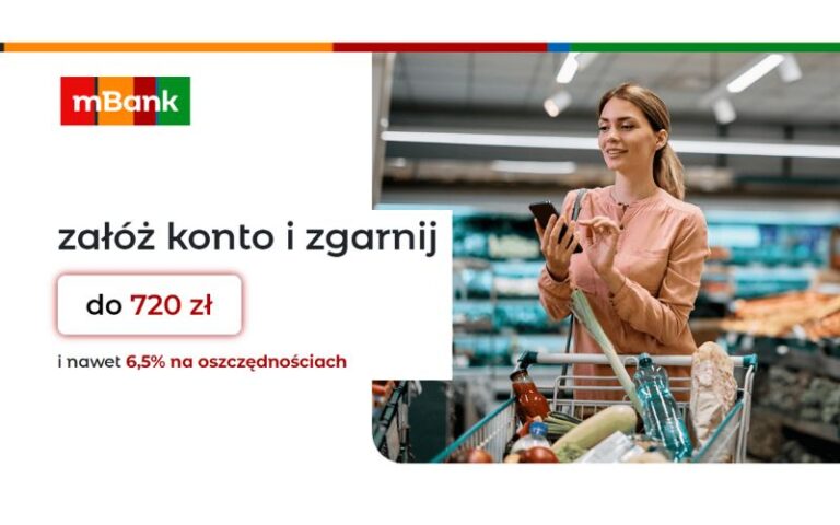 promocja mbank 720 konto osobiste ekonto do usług