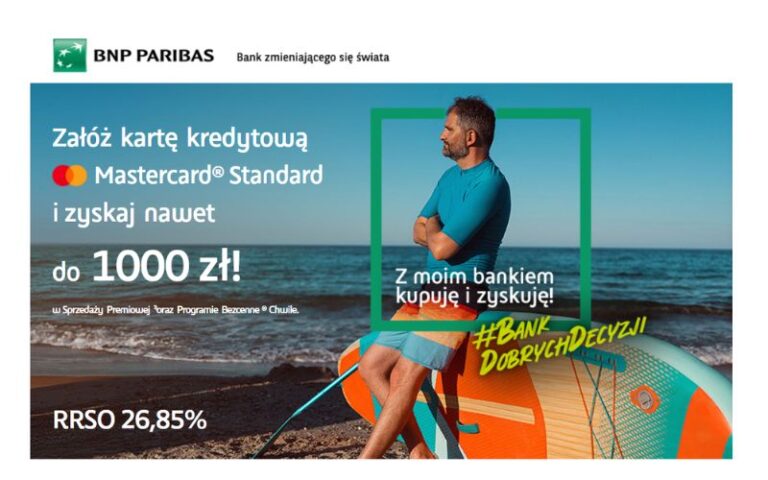 bnp paribas promocja karty kredytowej - bezcenne chwile - 1000 2