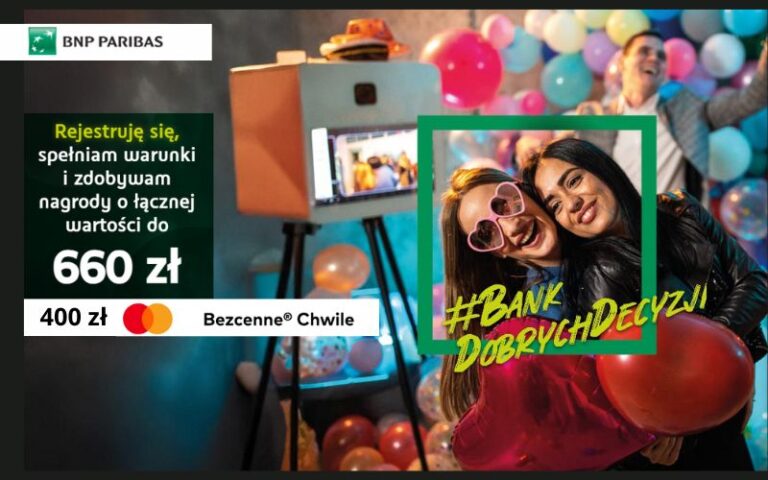 promocja bnp paribas - zakochaj sie w okazji - allegro - mastercard
