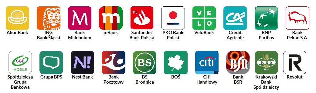 blikomania 2025 - banki biorące udział w promocji