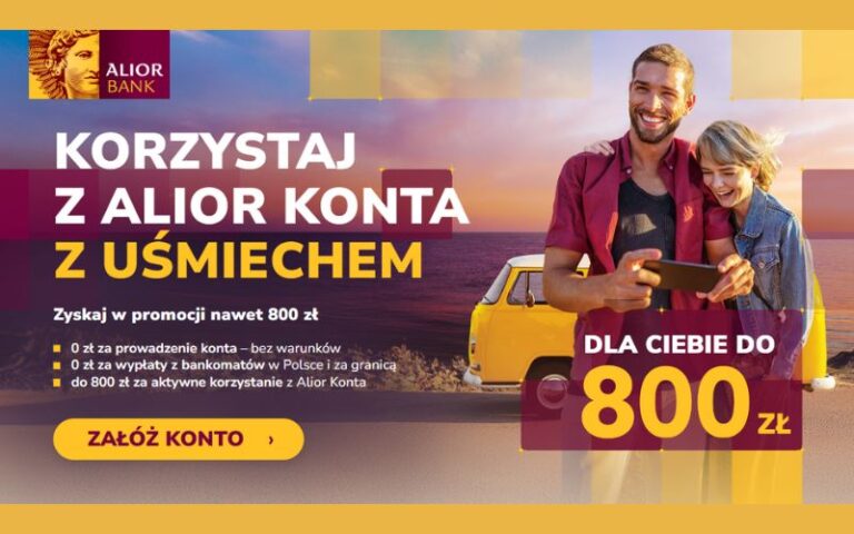 promocja alior bank alior konto - bankuj z alior kontem - 2025 - 800 2