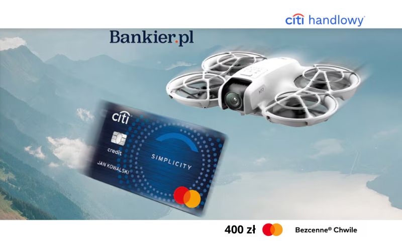 promocja karty kredytowej citibank - dron DJI Neo - 400 bezcenne chwile 2