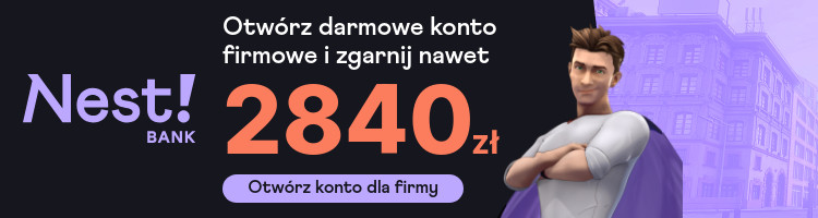 promocja konta firmowego nest bank nest konto - 2840 - czerwiec 2025