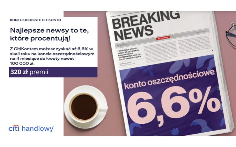 Konta oszczędnościowe konto oszczednosciowe citibank - promocja citikonto - 320 - 6.6 2