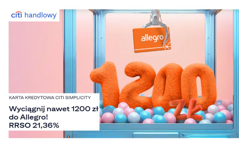 promocja karty kredytowej citibank - 1200 - allegro - edycja 2 - 2025 2