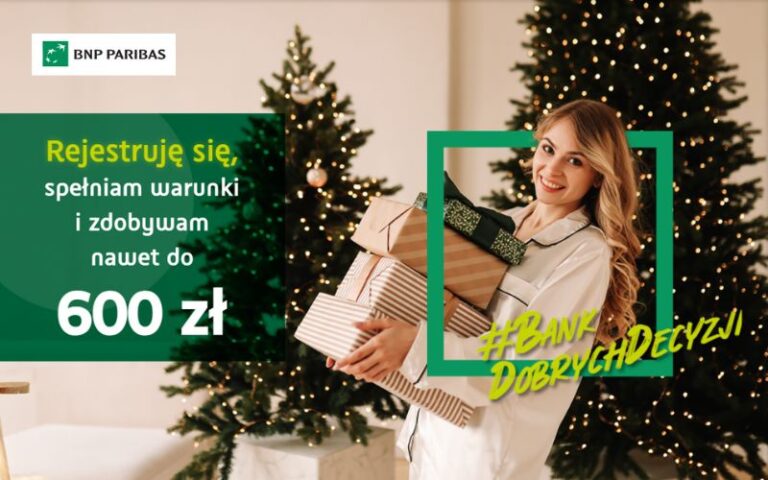 Konta osobiste promocja bnp paribas - konto osobiste - podaruj sobie prezent - premia 600