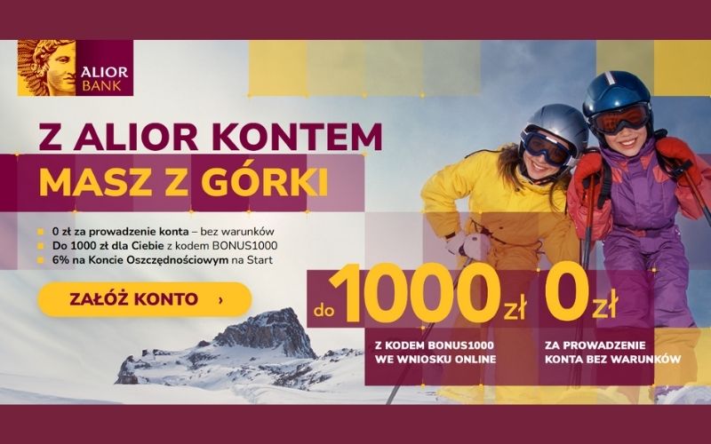 promocja alior bank alior konto - należy ci się z alior kontem - 2025 - 1000