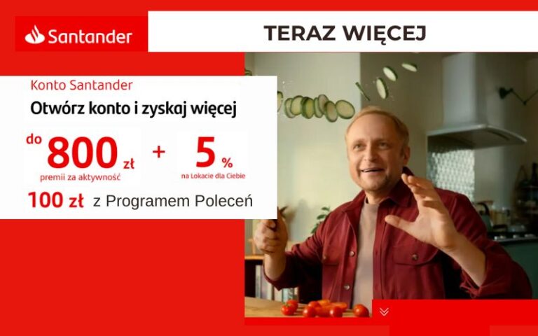 promocja konto santander - do 900 zł na start - 2026 2