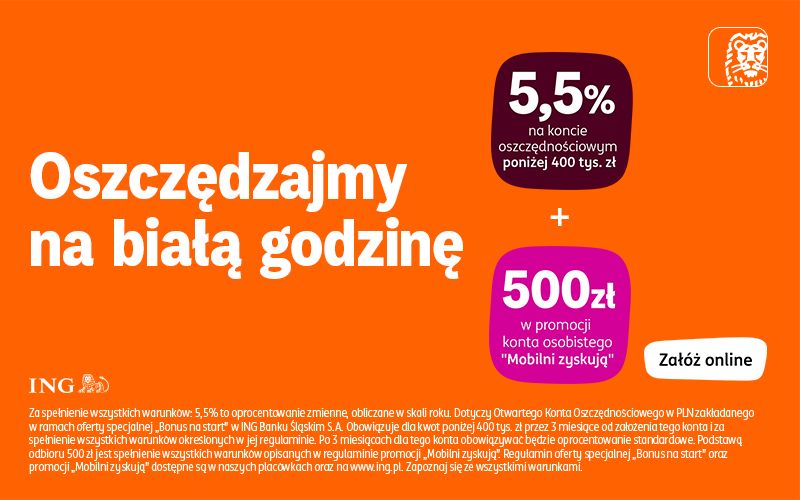 promocja konta oszczednosciowego - direct ing - premia - marzec 2026 - oszczędzajmy na białą godzinę