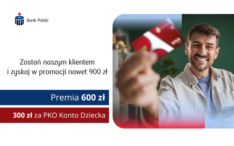 promocja konta osobistego pko bp - konto za zero - PREMIA