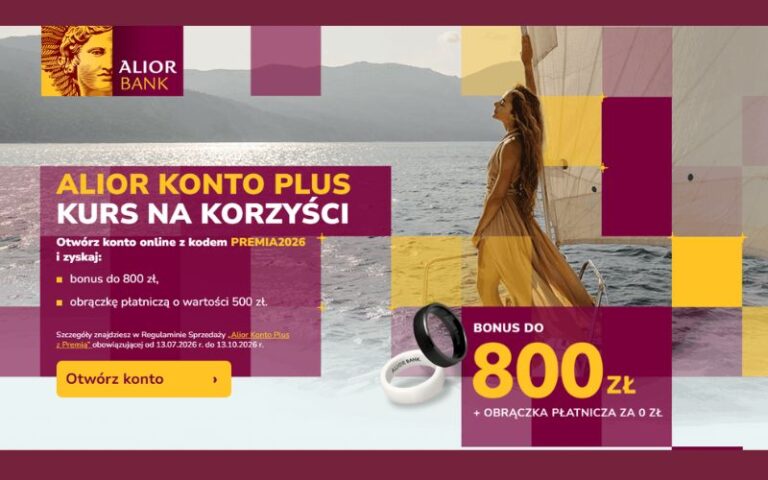 promocja alior bank alior konto plus - alior konto plus z premia - 1300 - 2026
