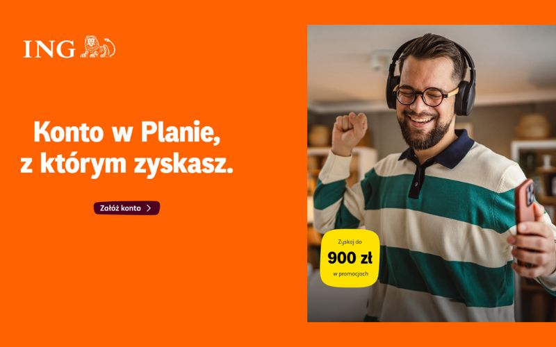 promocja konta osobistego w planie go ing bank śląski premia 900 - konta w planie