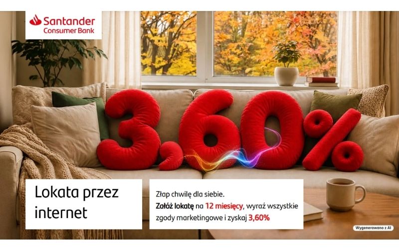 santander consumer bank lokata bez konta oprocentowanie 2026 3-6 - wrzesien