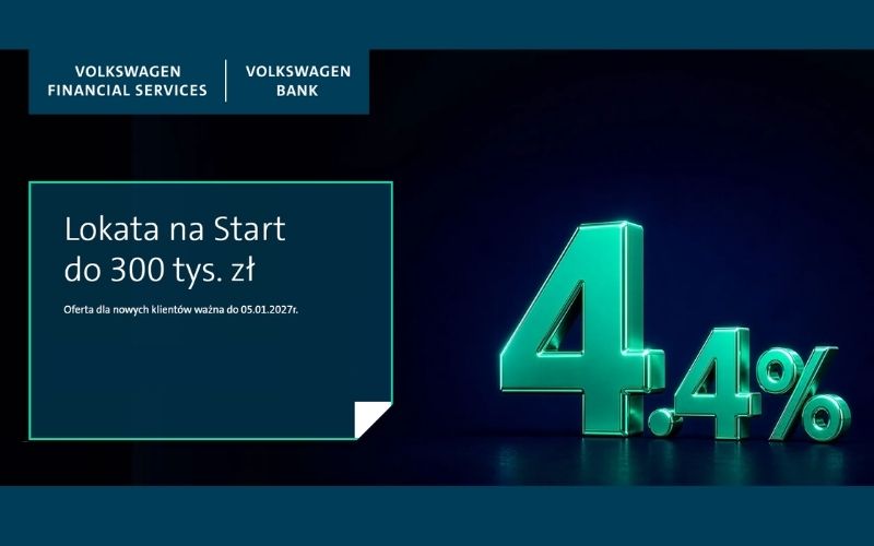 lokata na start Volkswagen Bank - wrzesień 2026