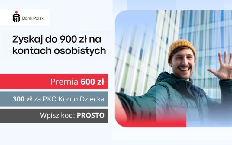 promocja konta osobistego pko bp - konto za zero - PROSTO